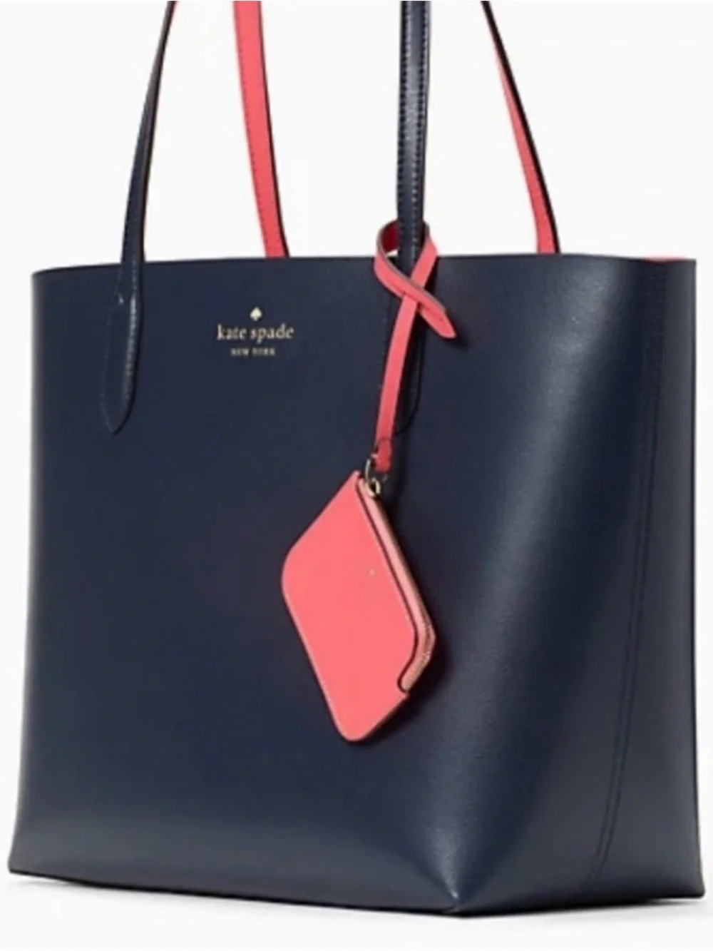 Kate Spade Ava Reversible Tote Navy/Pink